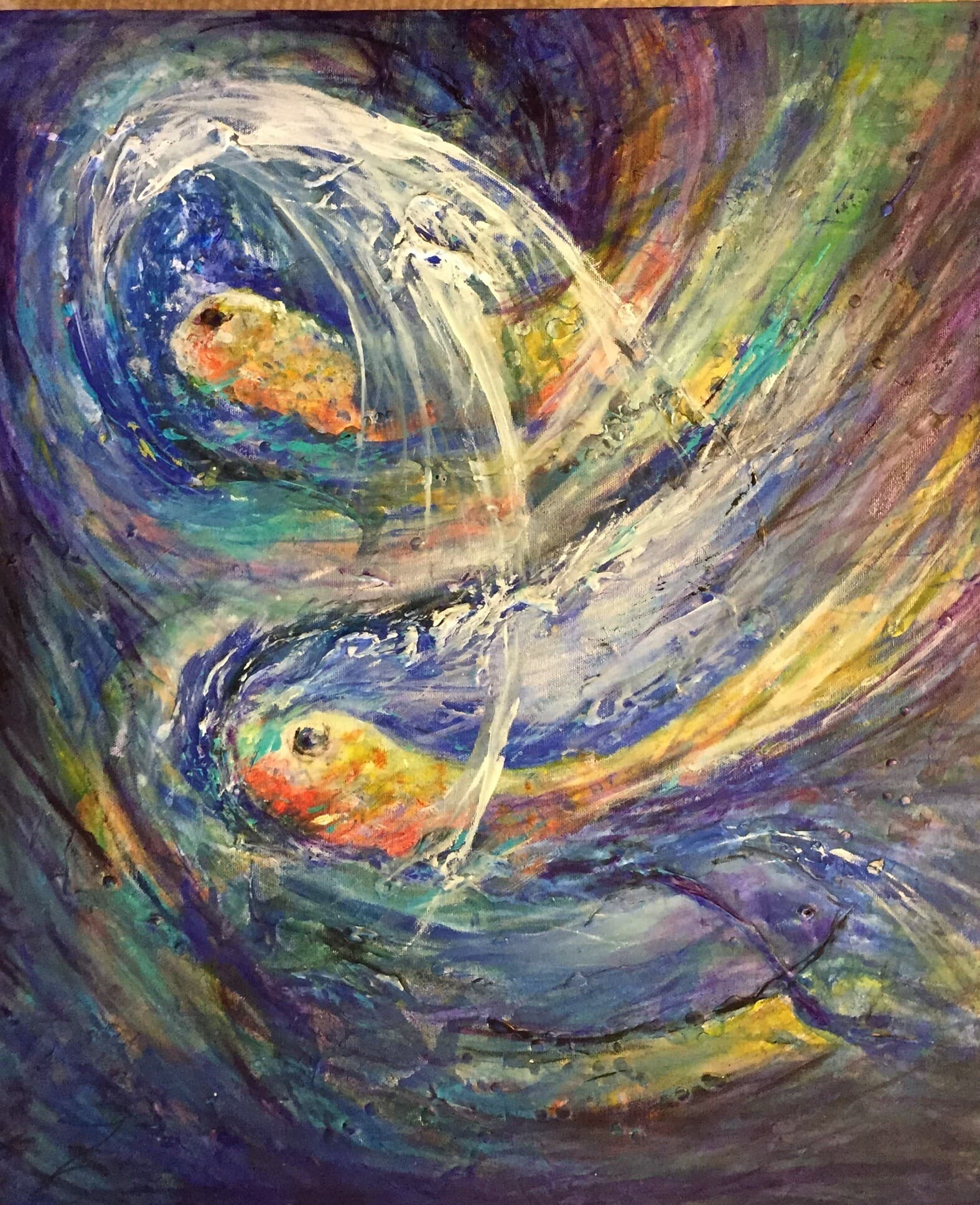 Two Fish in a Swirling Current