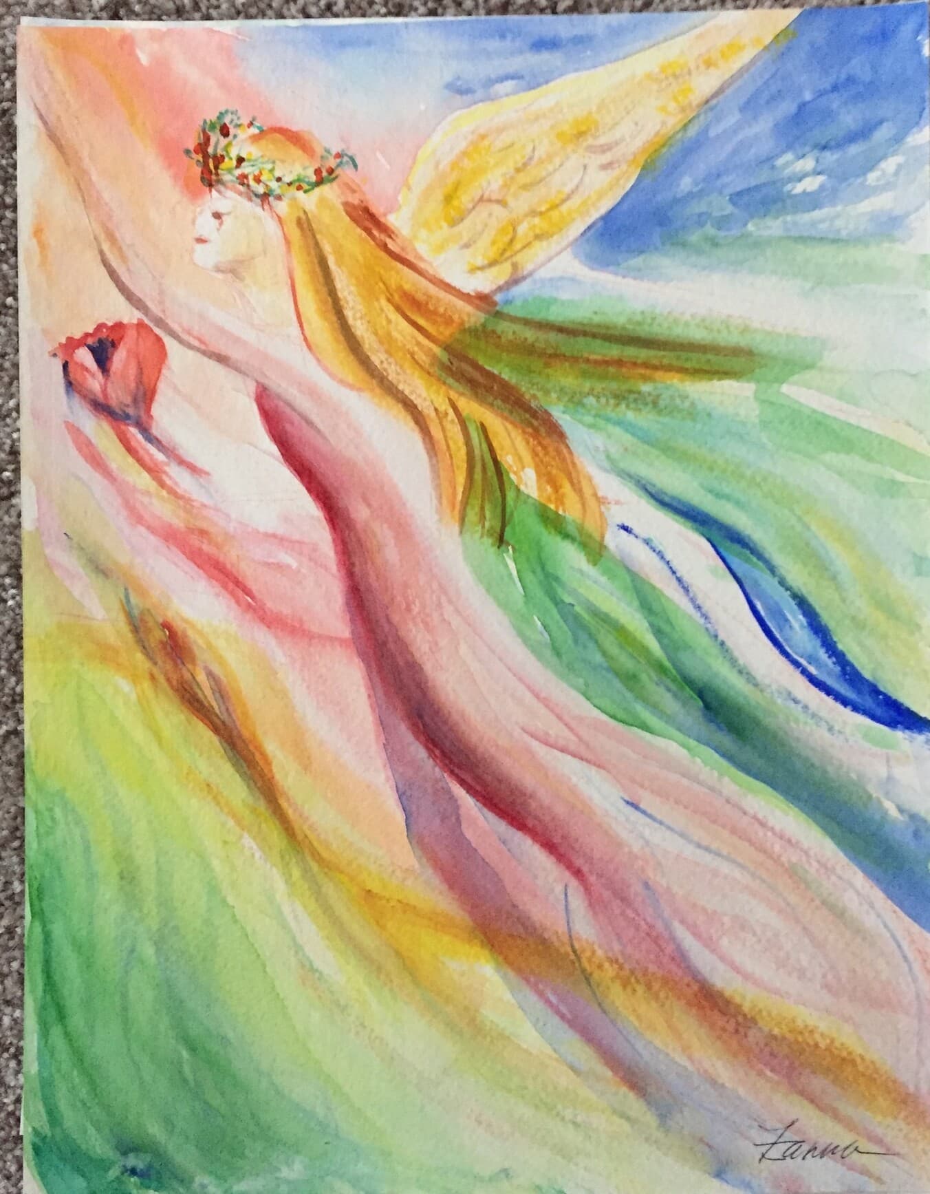 Winged Figure Ascending